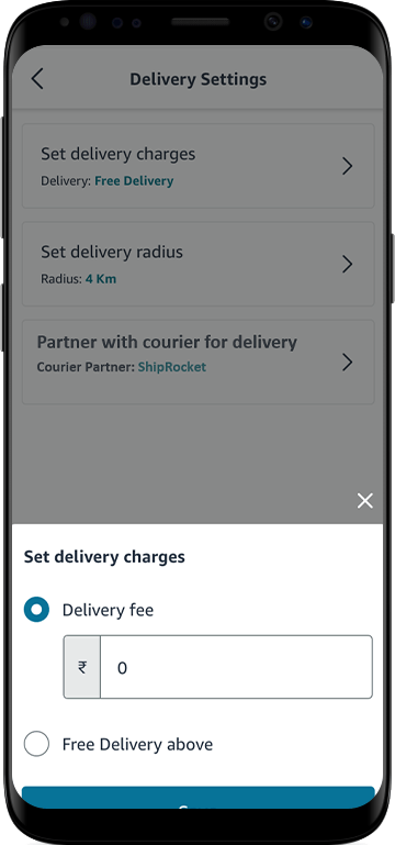Shiprocket delivery setting