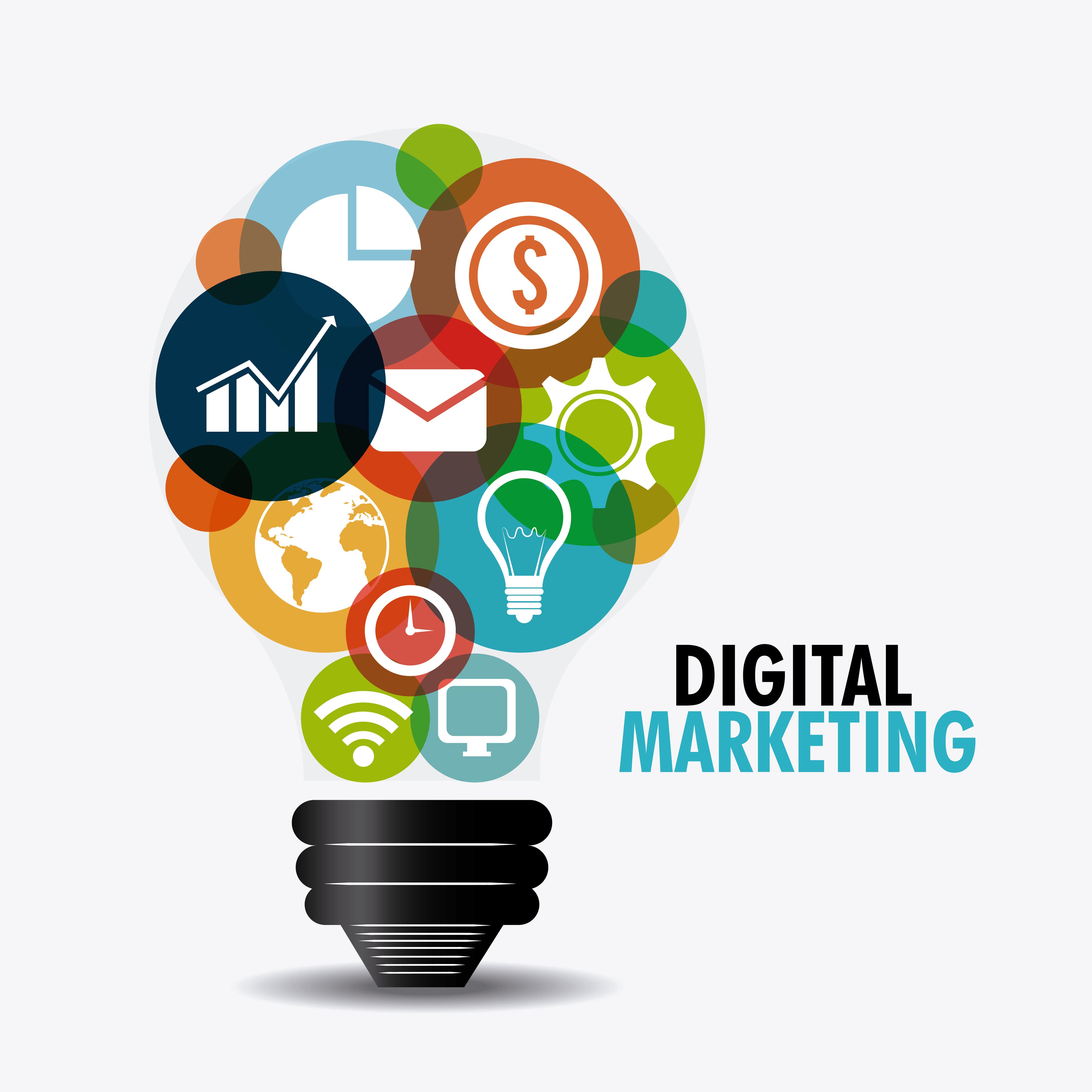 image showing different kinds of digital marketing strategies